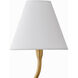 Sophia 1 Light 7 inch Brushed Brass Wall Mount Wall Light