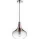 Fort Worth 1 Light 11 inch Gunmetal Mini Pendant Ceiling Light