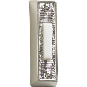Lighting Accessory Satin Nickel Plastic Doorbell