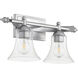 Aspen 2 Light 18.75 inch Classic Nickel Vanity Light Wall Light