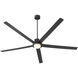 Revel 80 inch Matte Black Ceiling Fan