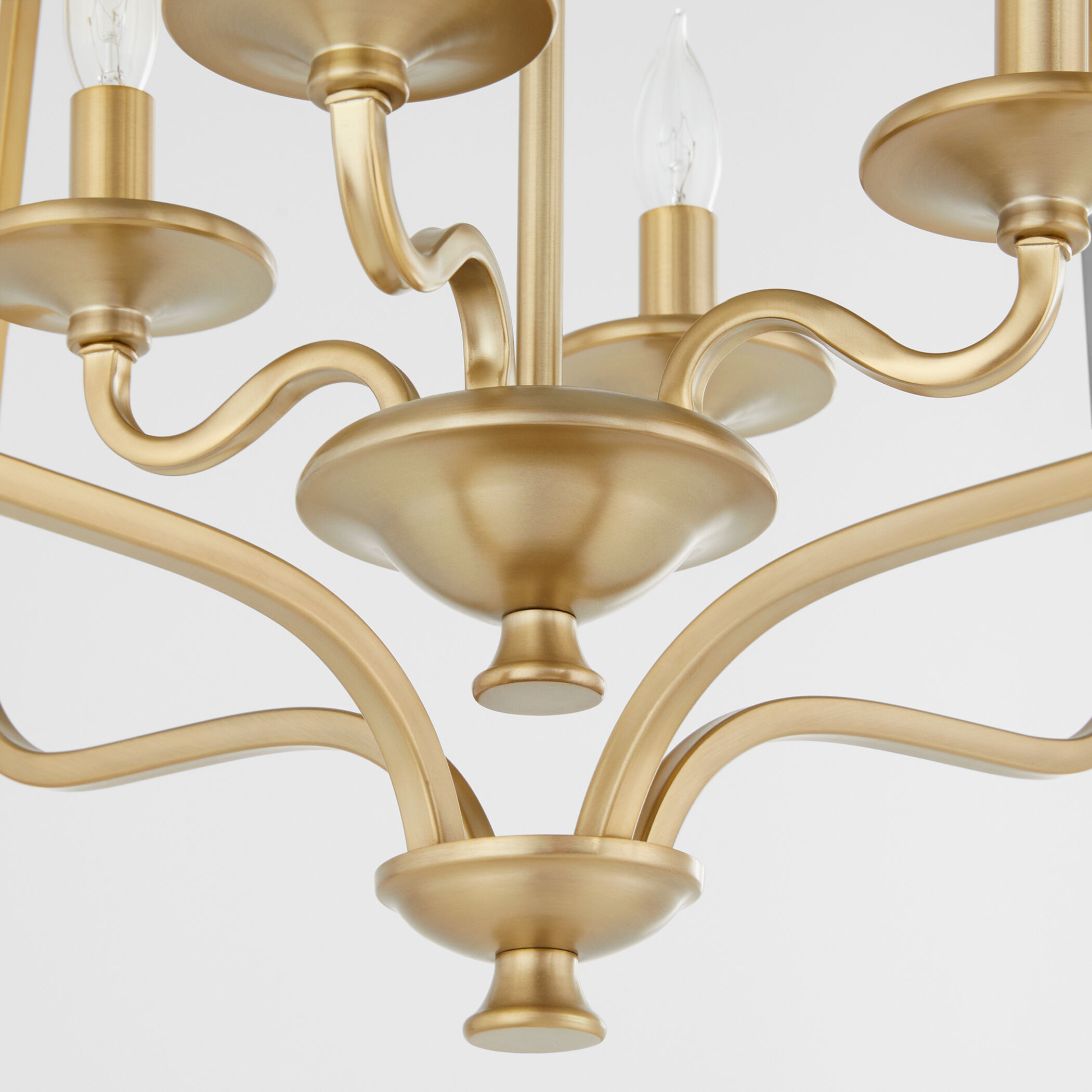 Maryse 4 Light 18 inch Aged Brass Entry Ceiling Light