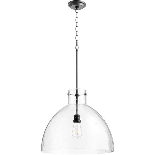 Fort Worth 1 Light 19 inch Noir Pendant Ceiling Light