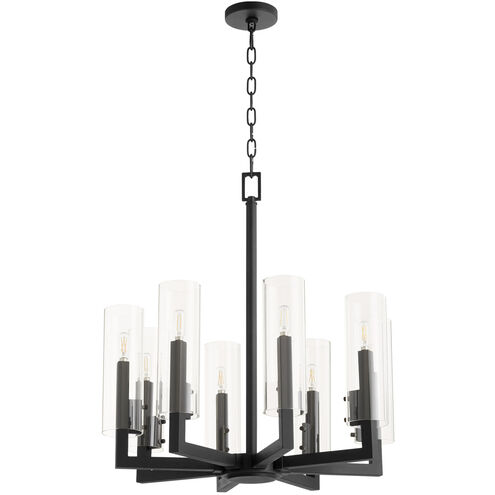 Harbin 8 Light 26 inch Noir Chandelier Ceiling Light