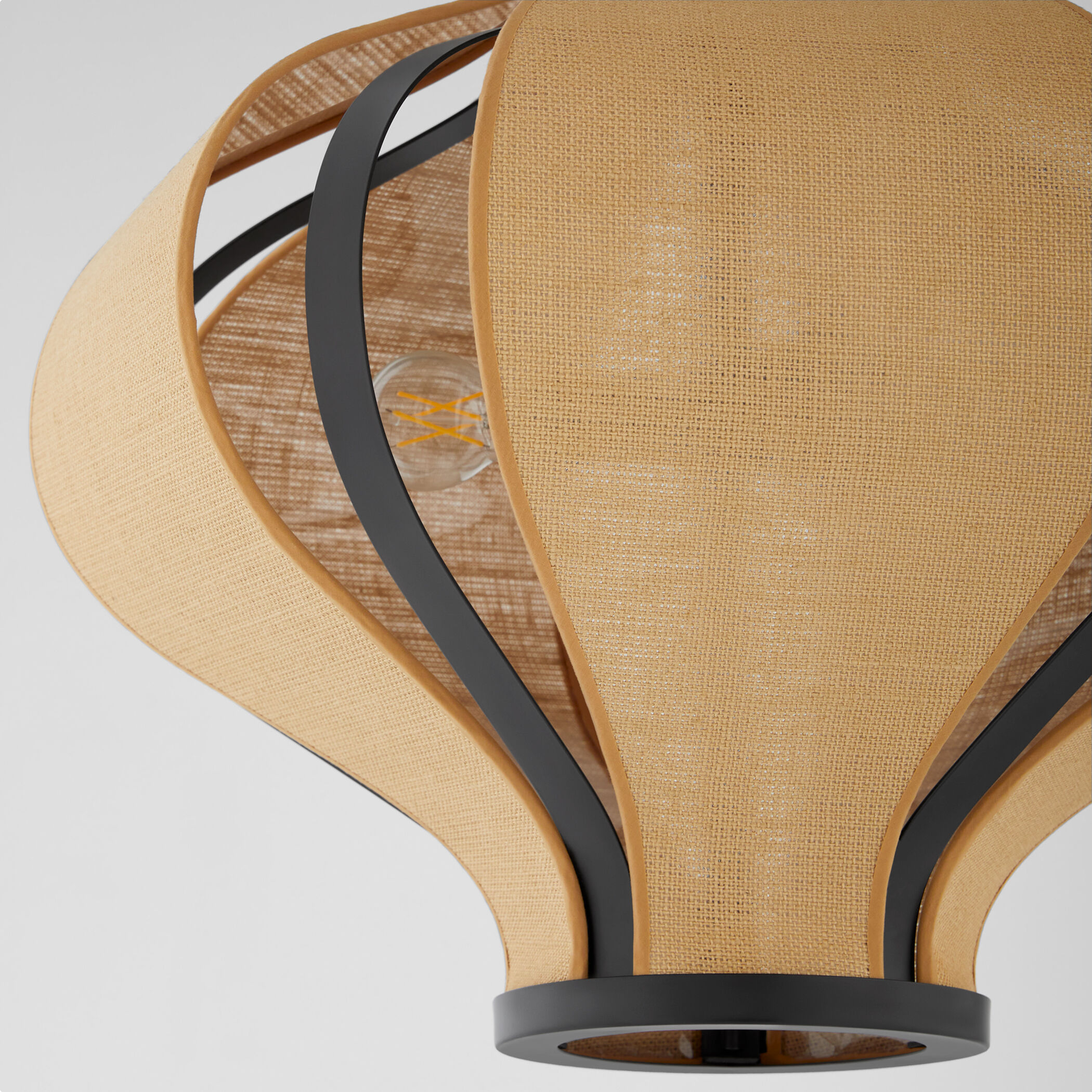 Monroe 3 Light 24 inch Matte Black Pendant Ceiling Light