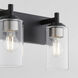 Fallstaff 2 Light 14.5 inch Matte Black Vanity Light Wall Light