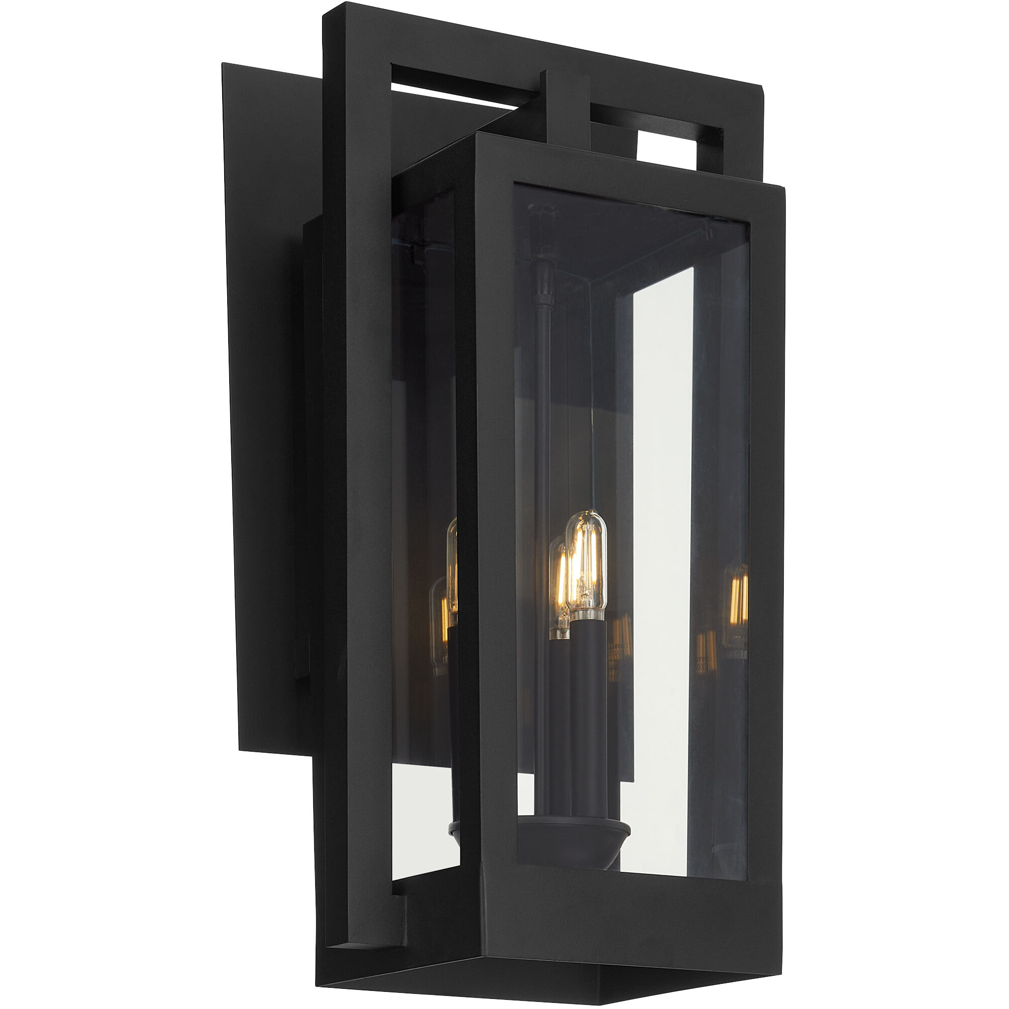 Marco 3 Light 22 inch Textured Black Outdoor Wall Lantern