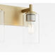 Fallstaff 2 Light 14.5 inch Aged Brass Vanity Light Wall Light