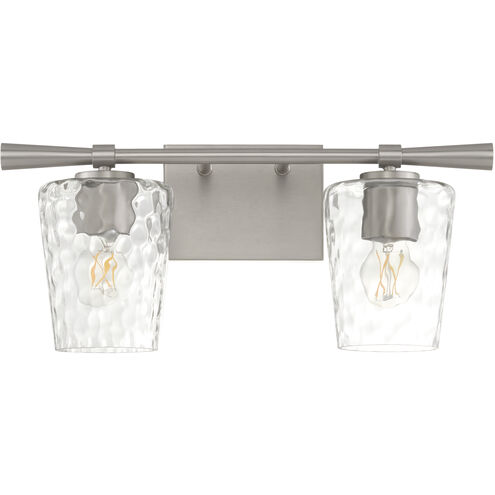 Goodwin 2 Light 19.13 inch Satin Nickel Vanity Light Wall Light