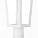 Bravo 1 Light 17.13 inch White Outdoor Post Lantern