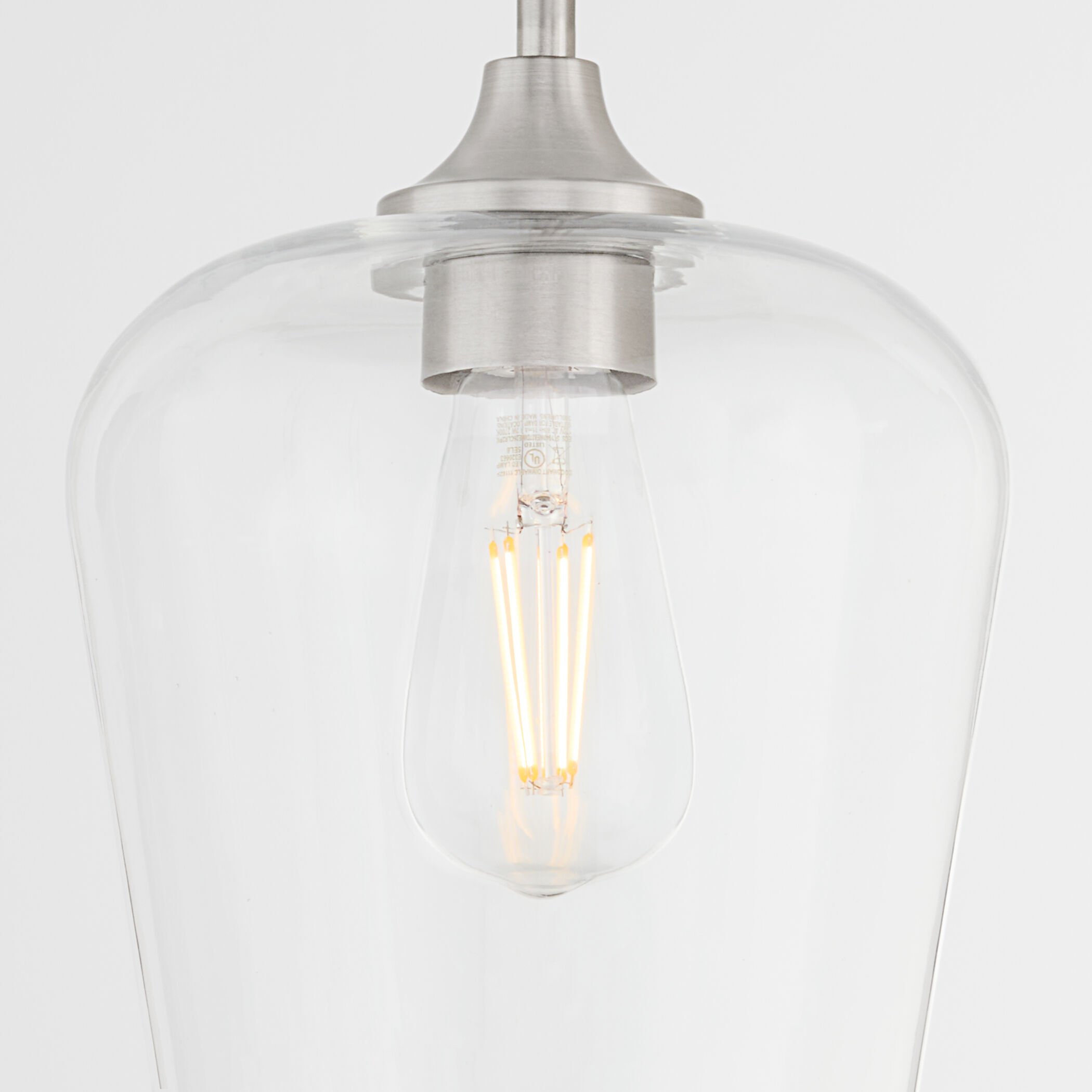 Raymond 1 Light 8 inch Satin Nickel Pendant Ceiling Light