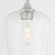 Raymond 1 Light 8 inch Satin Nickel Pendant Ceiling Light