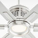 Zeus 80 inch Satin Nickel Patio Fan