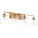 Eldorado 4 Light 34.25 inch Aged Brass Vanity Light Wall Light