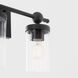 Lee Boulevard 3 Light 22 inch Matte Black Vanity Light Wall Light