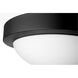 Contempo 2 Light 11 inch Noir Flush Mount Ceiling Light, Quorum Home 