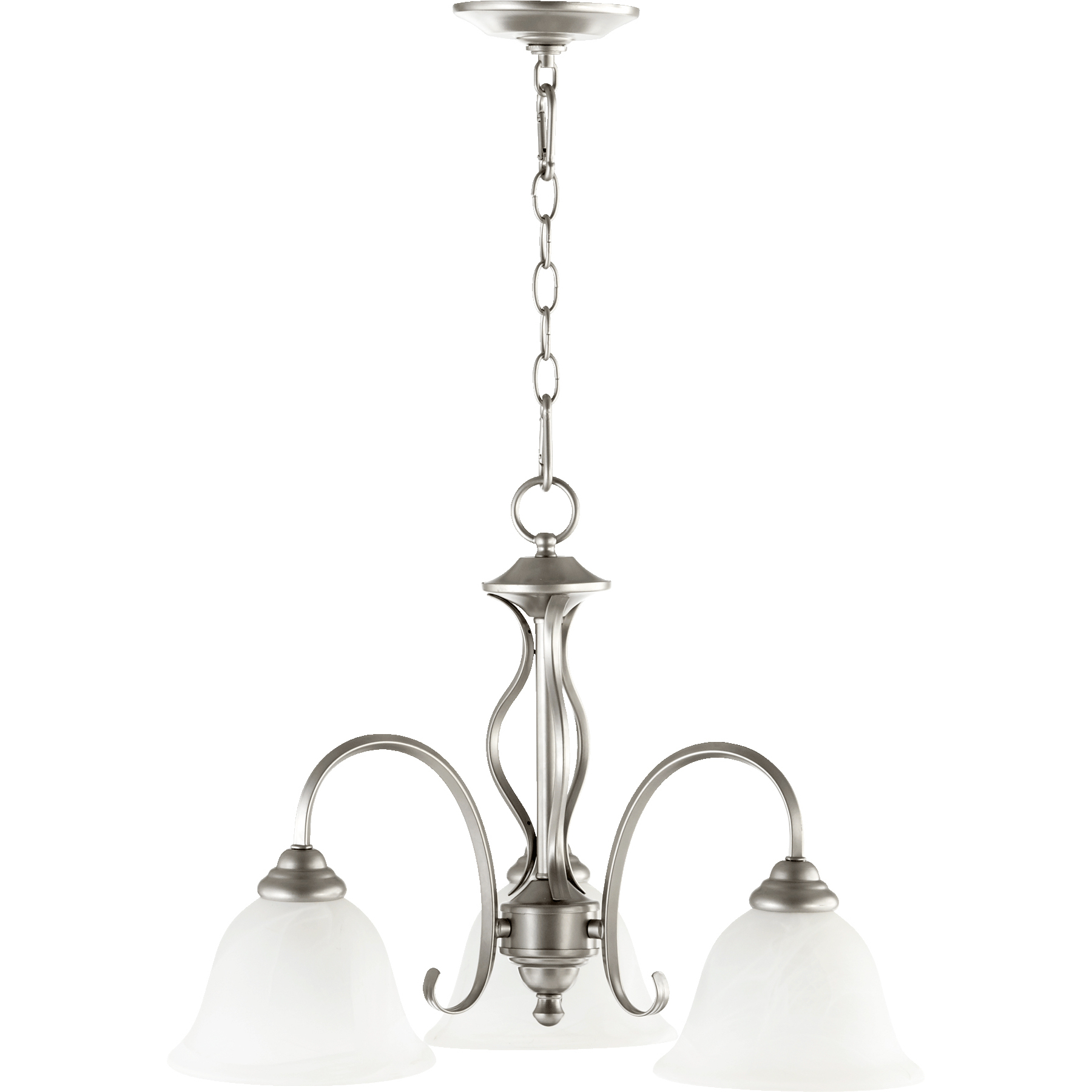 La ChaRme Lucian 36-Inch Chandelier in Vintage Brass by Alora Lighting