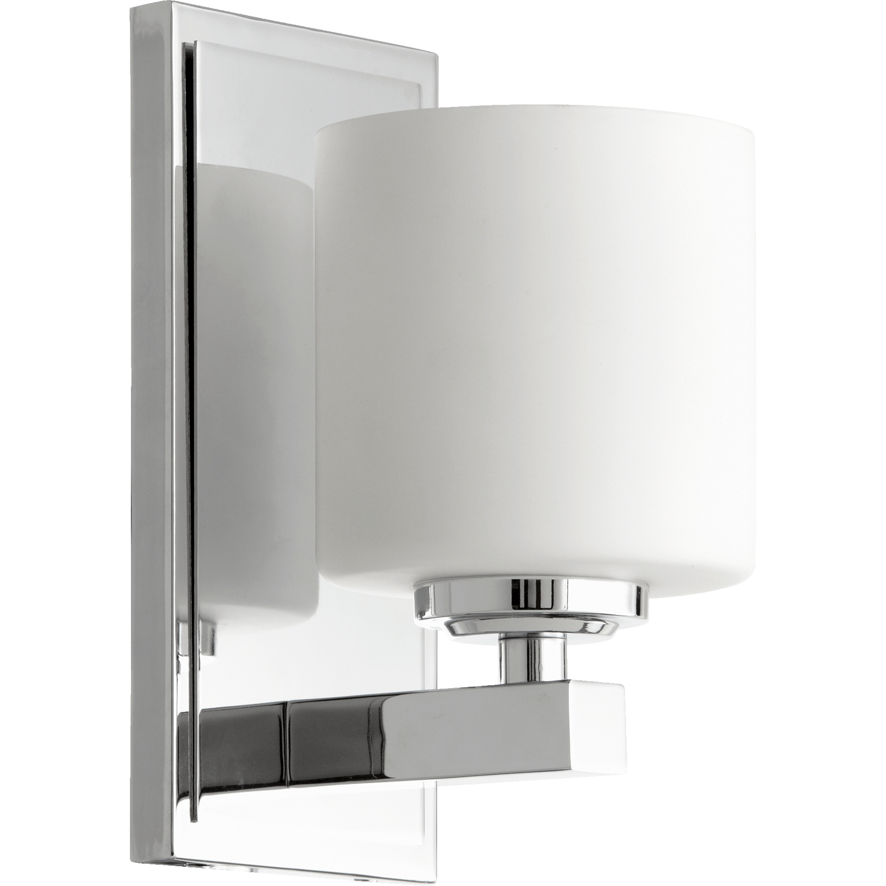 Fort Worth 1 Light 4.75 inch Chrome Wall Sconce Wall Light in Satin Opal