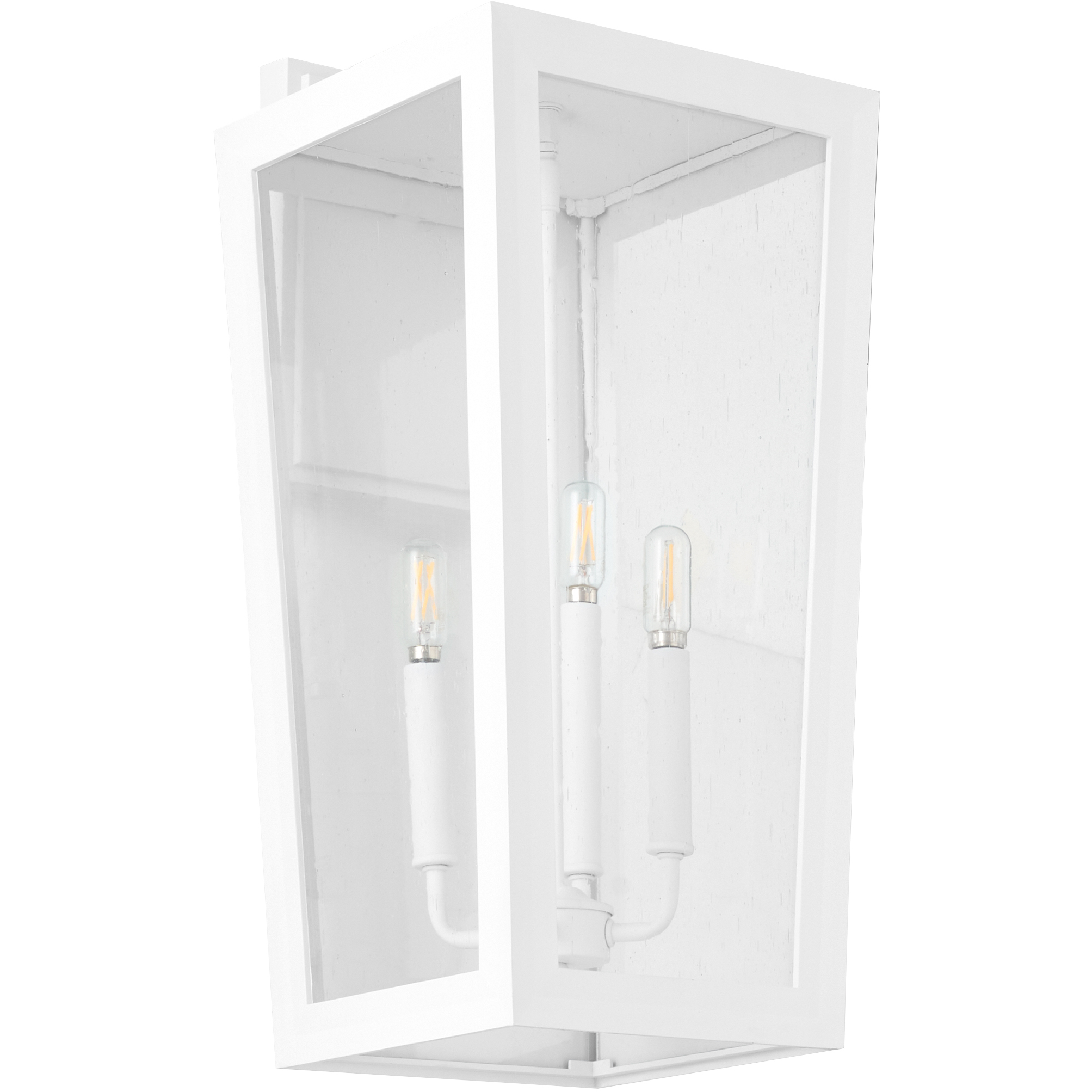Bravo 4 Light 22 inch White Outdoor Wall Lantern