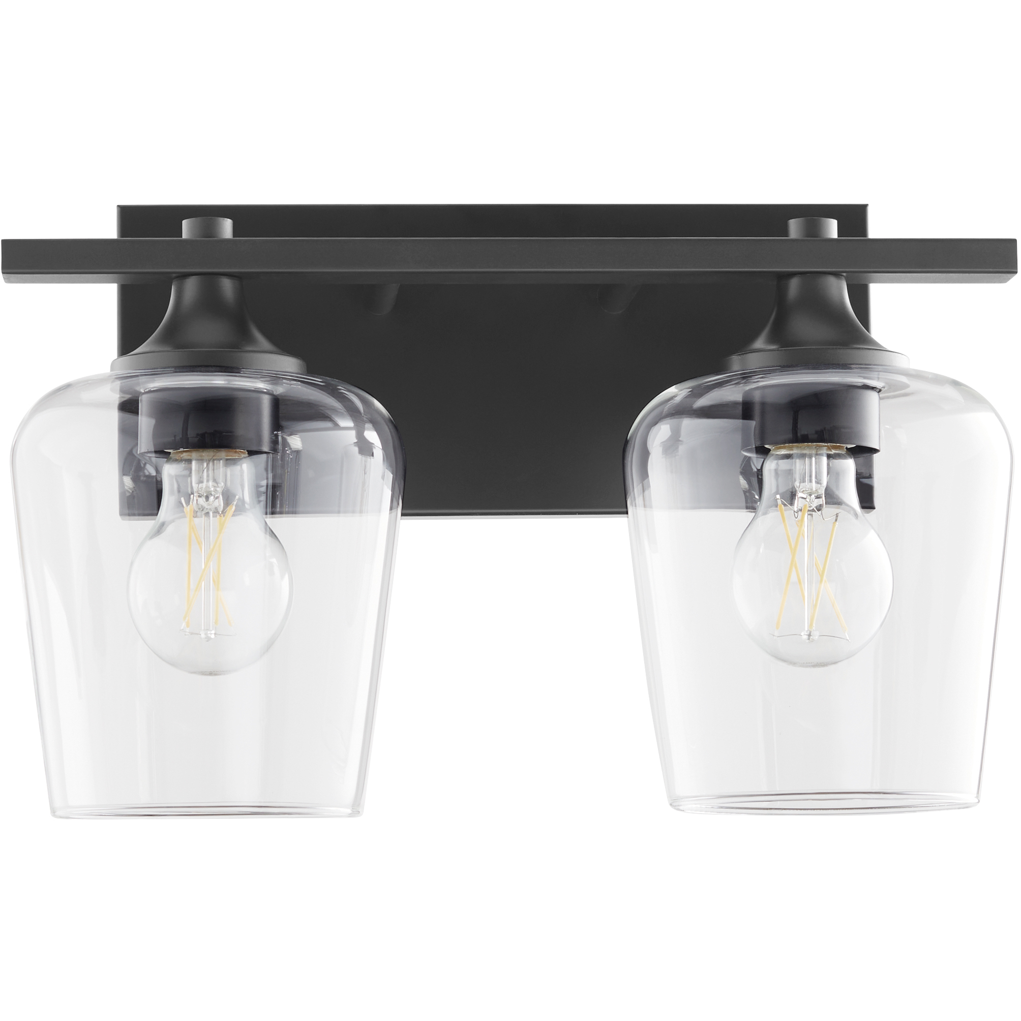 Veno 2 Light 14.25 inch Matte Black Vanity Light Wall Light