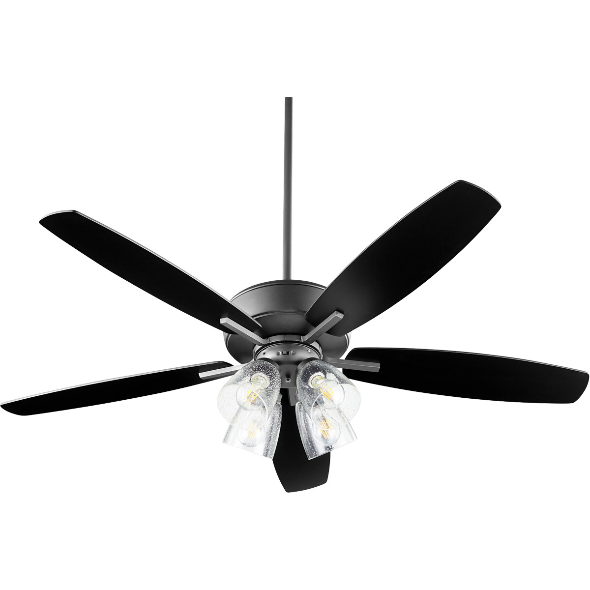 Quorum 70525-469 Breeze 52 inch Noir with Reversible Matte Black