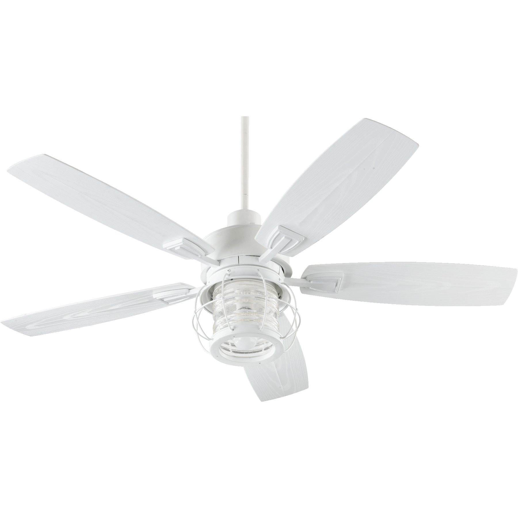 Quorum 13525-8 Galveston 52 inch Studio White Outdoor Ceiling Fan