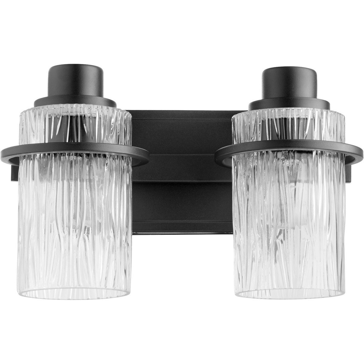 Lazo 2 Light 12.75 inch Noir Vanity Light Wall Light