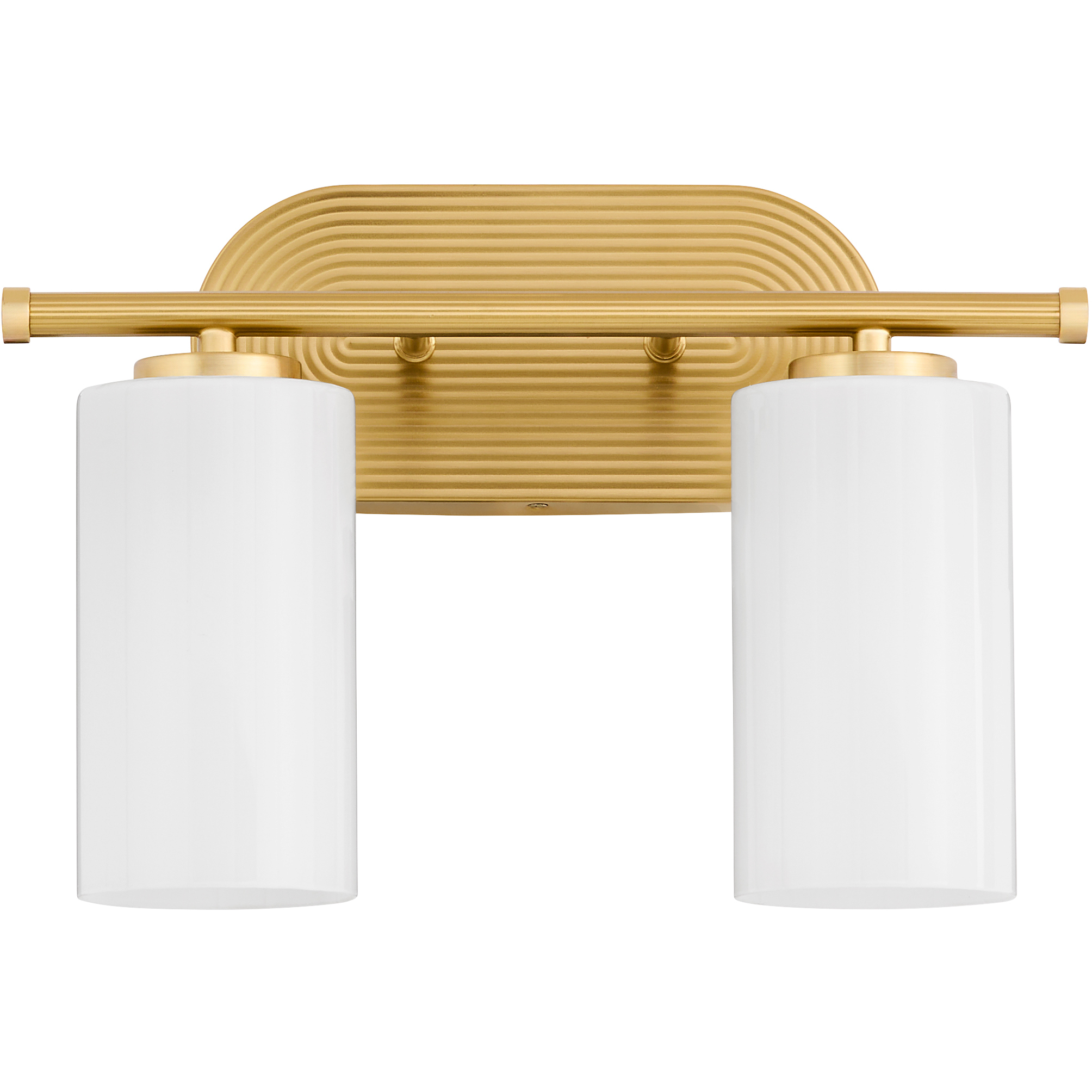 Belinder 2 Light 15 inch Aged Brass Vanity Light Wall Light