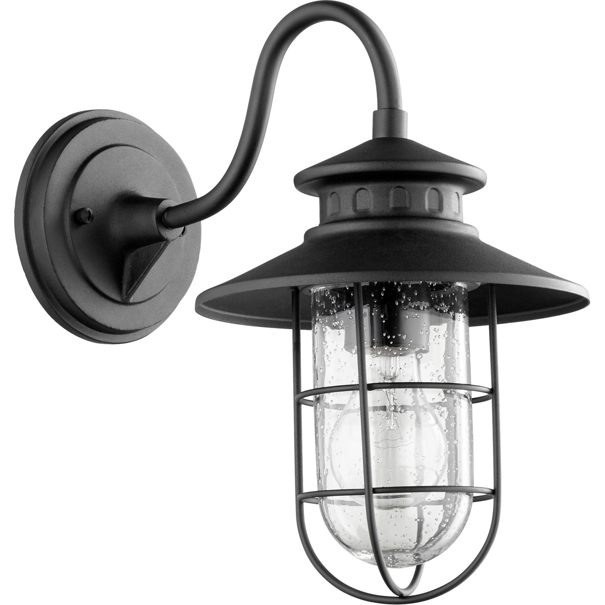Moriarty 1 Light 12.5 inch Noir Outdoor Wall Lantern, Small