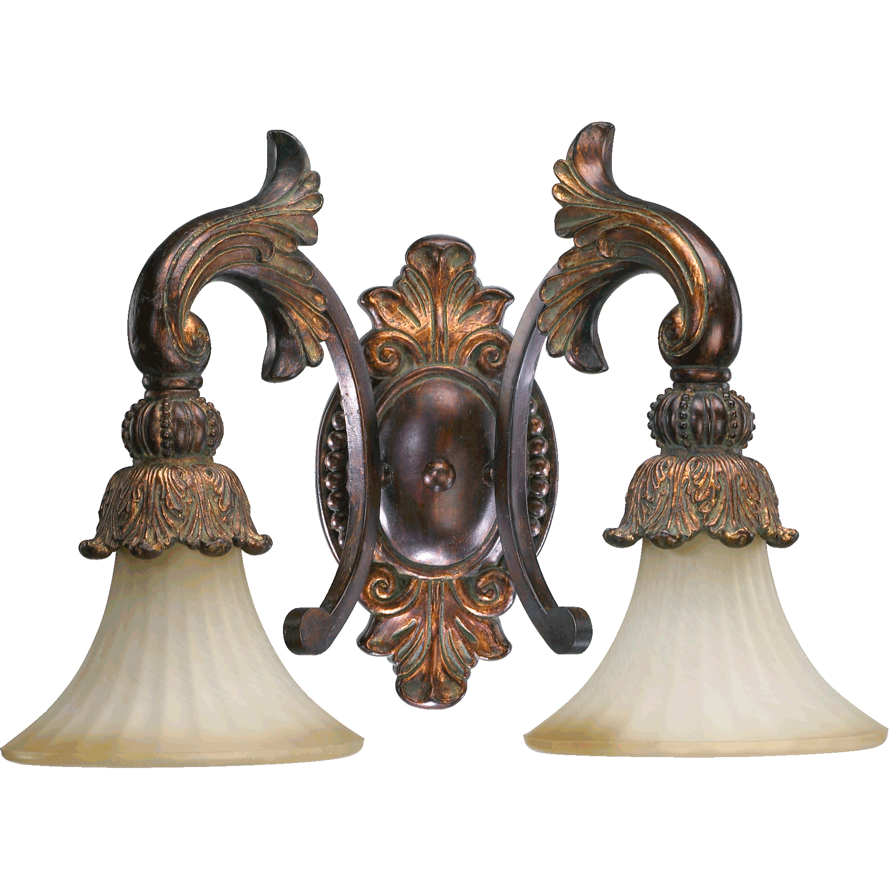 Madeleine 2 Light 18.5 inch Corsican Gold Vanity Light Wall Light