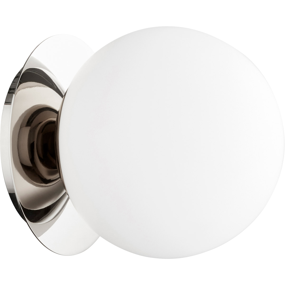 Globe 1 Light 6 inch Polished Nickel Semi Flush Mount Ceiling Light