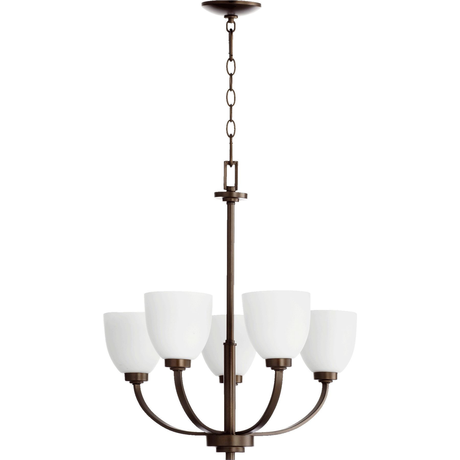 Reyes 5 Light 26 inch Oiled Bronze Chandelier Ceiling Light
