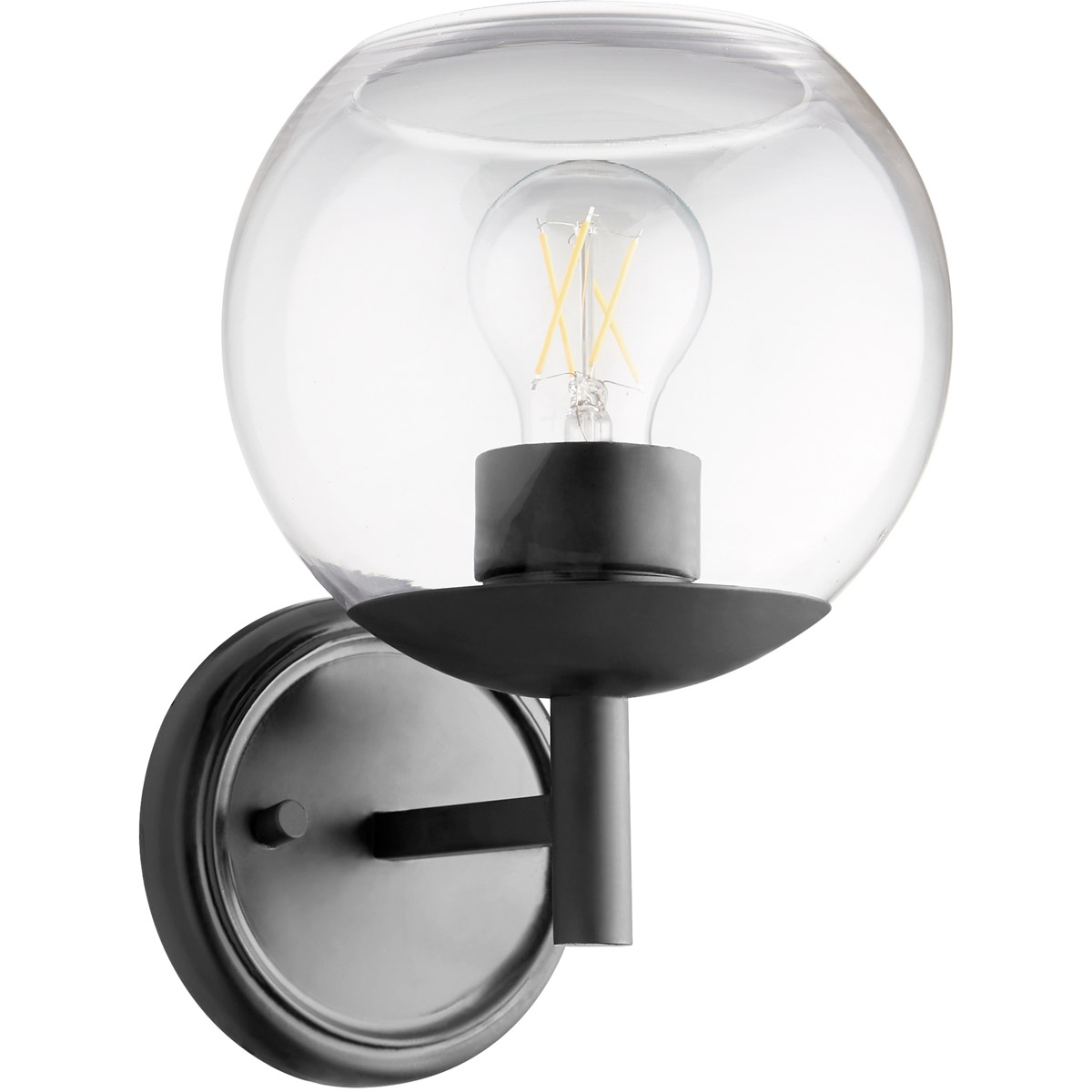 Lyon 1 Light 6.75 inch Matte Black Wall Mount Wall Light