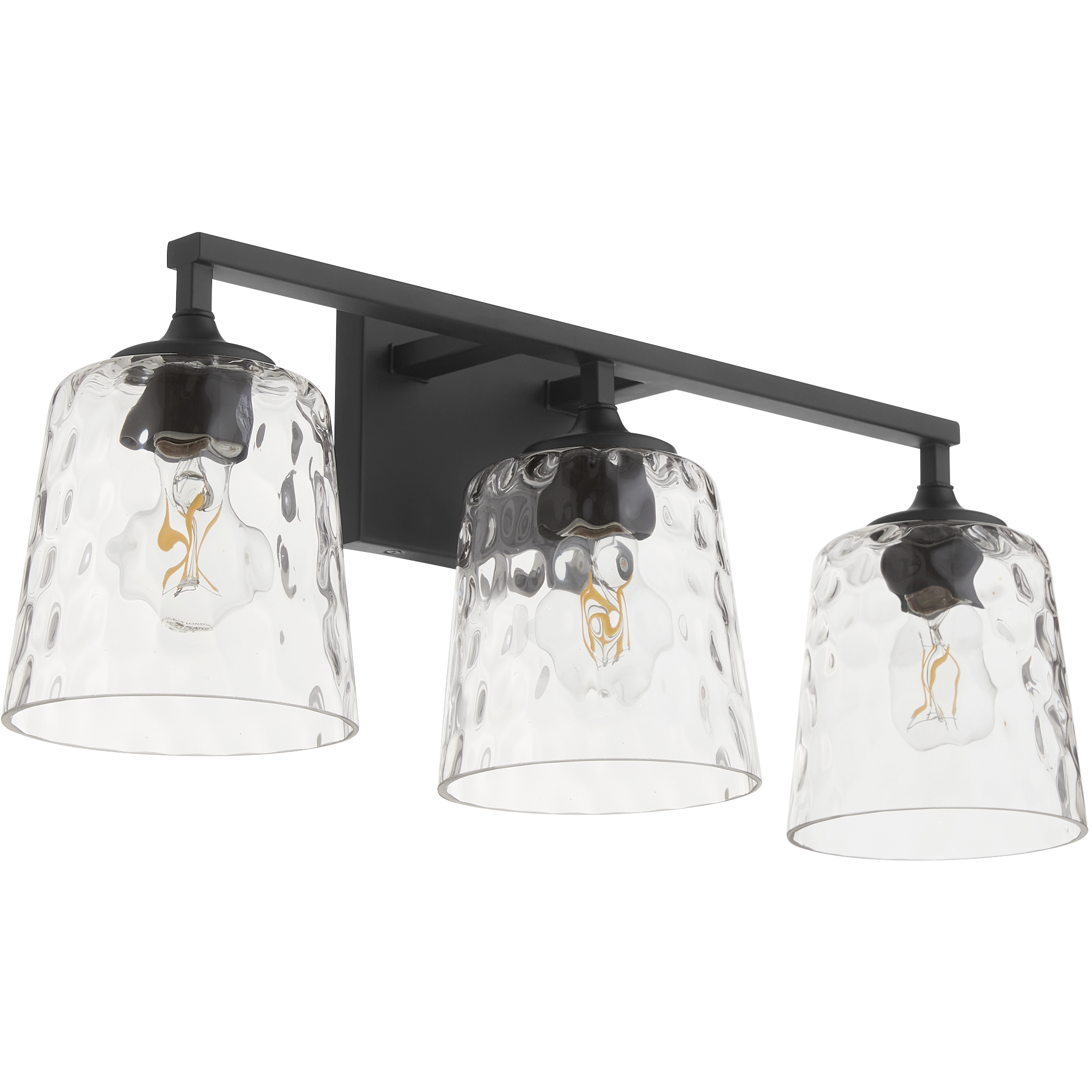 Eldorado 3 Light 24.75 inch Matte Black Vanity Light Wall Light