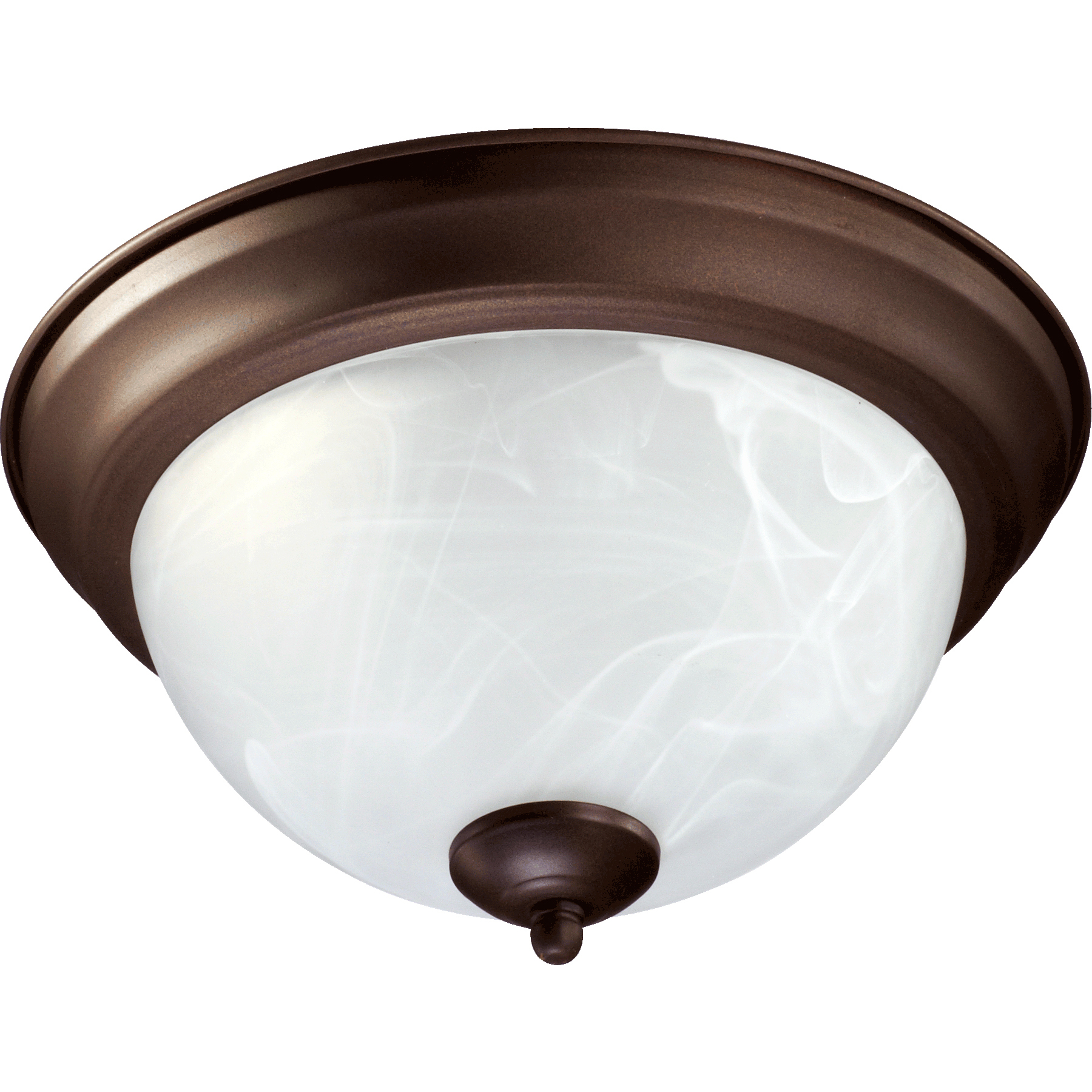 Fort Worth 2 Light 11.5 inch Oiled Bronze Flush Mount Ceiling Light