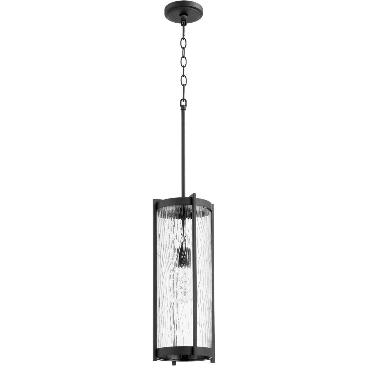 Fort Worth 1 Light 6.5 inch Noir Mini Pendant Ceiling Light