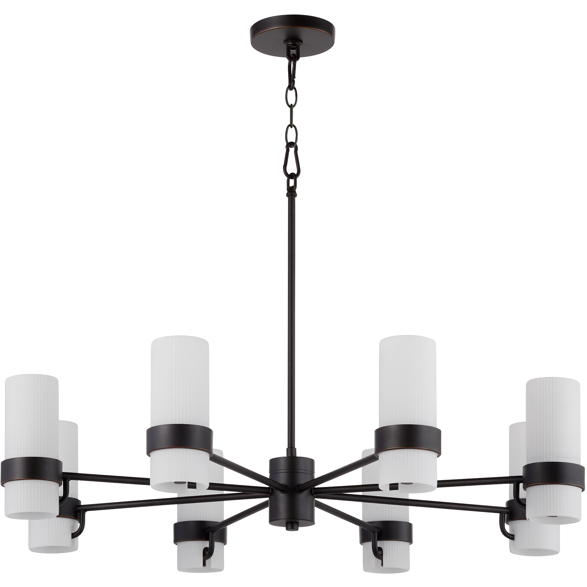 Sojourn 8 Light 36 inch Bronze Chandelier Ceiling Light
