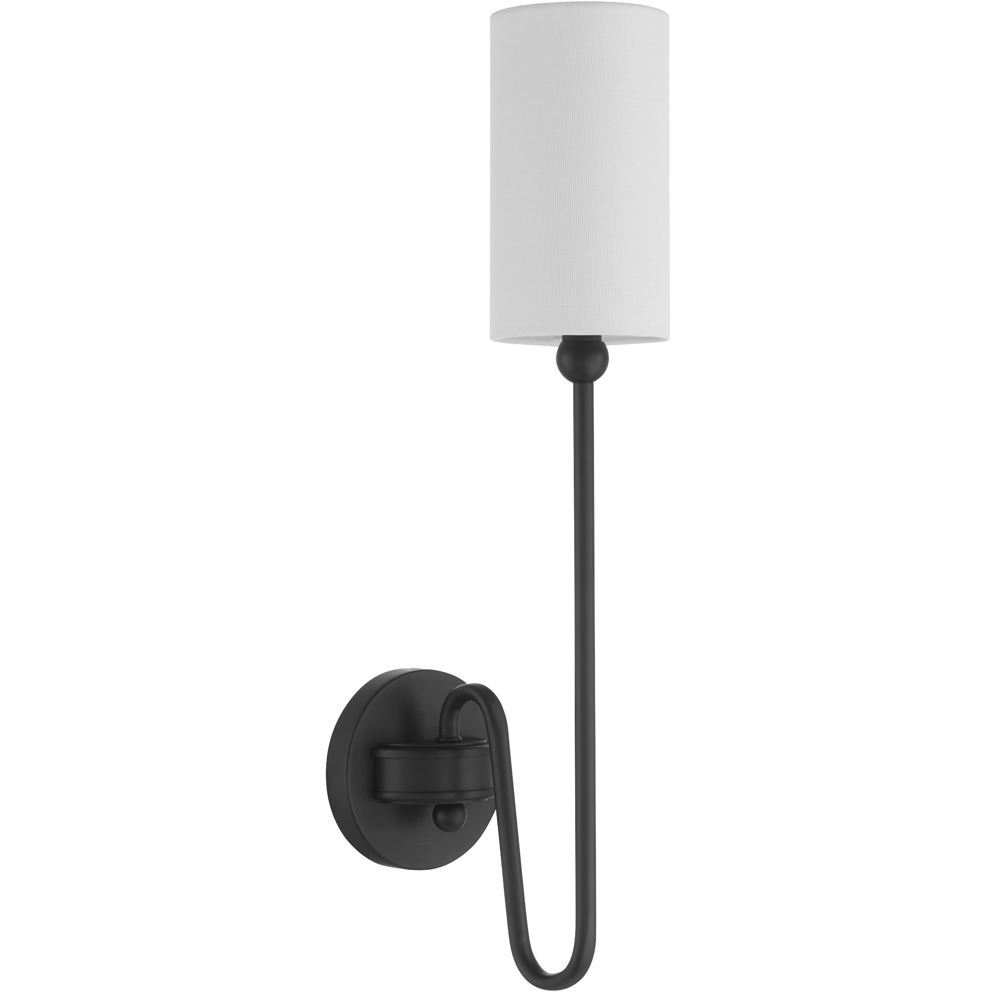 Charlotte 1 Light 4.75 inch Matte Black Wall Mount Wall Light