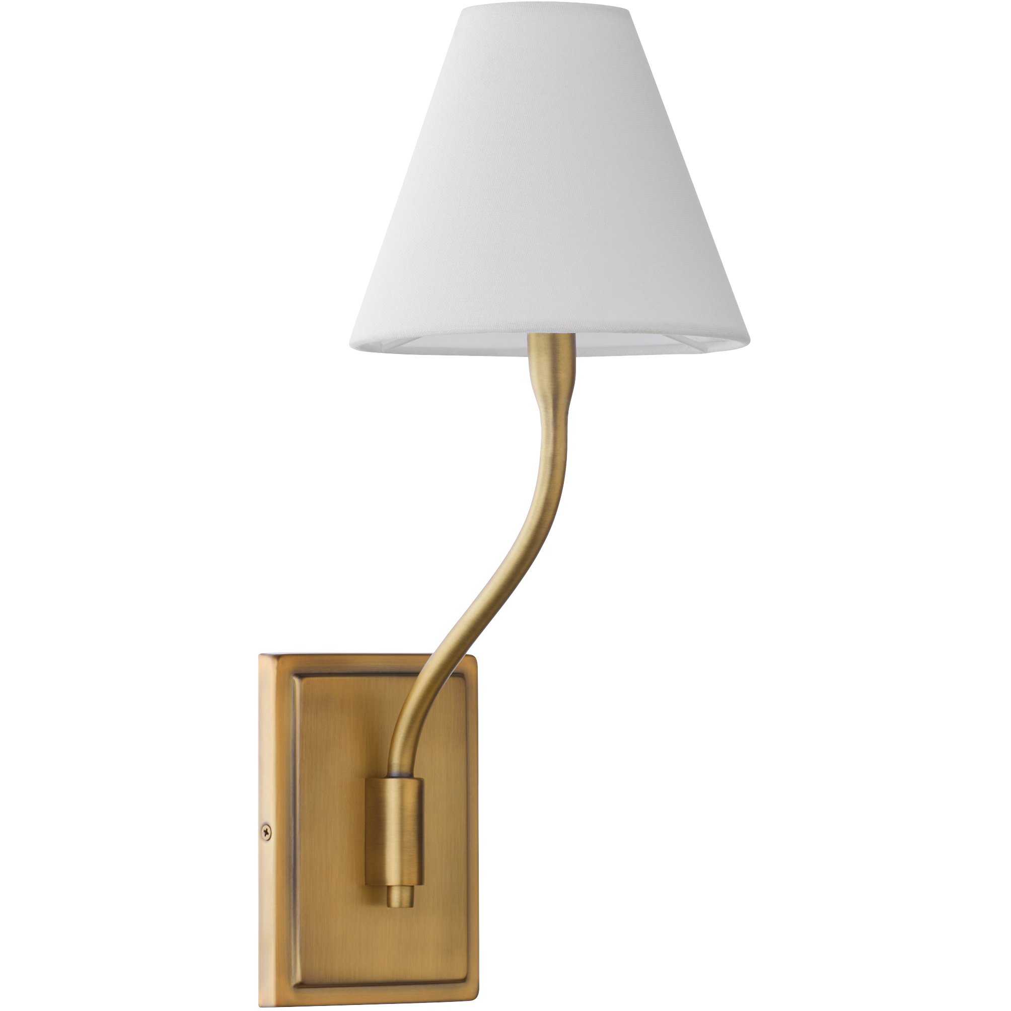 Sophia 1 Light 7 inch Brushed Brass Wall Mount Wall Light
