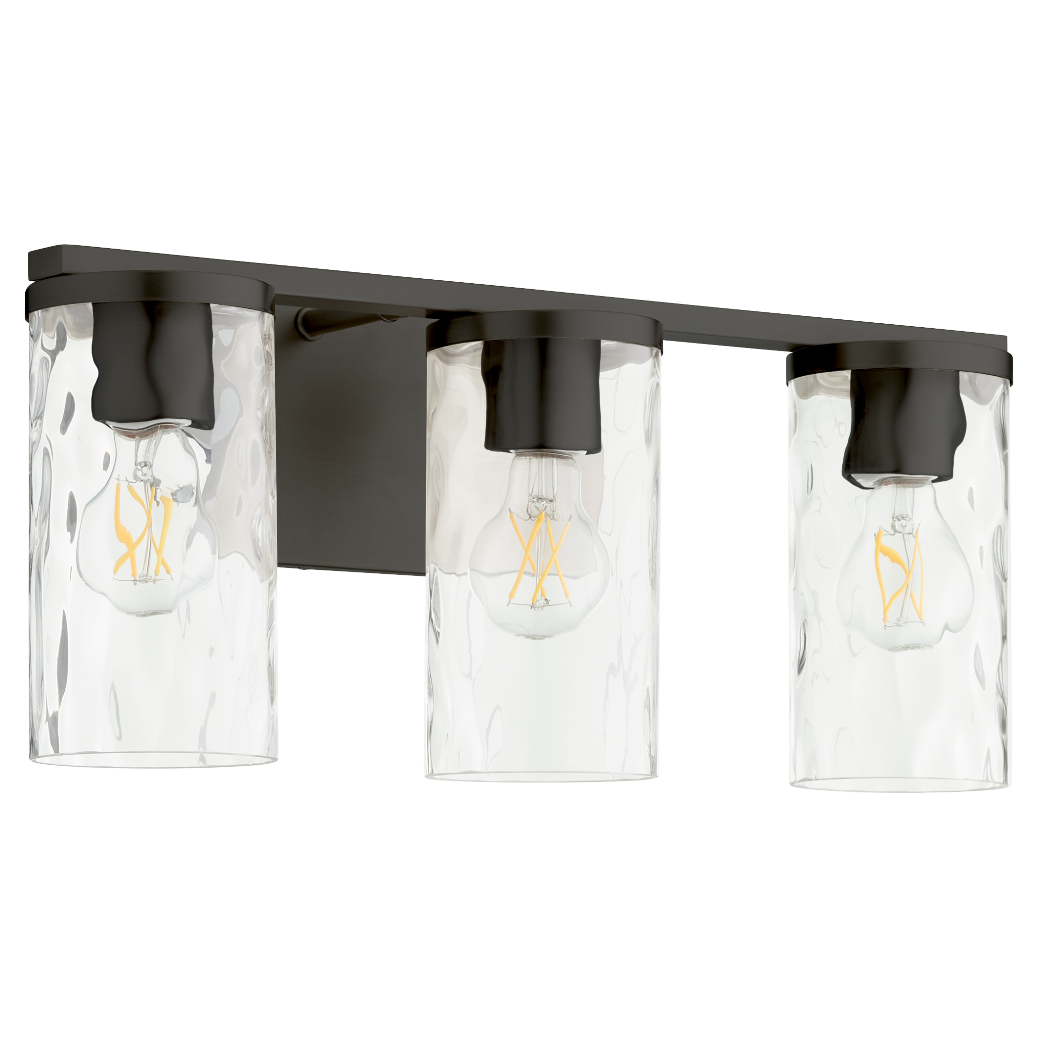 Steinway 3 Light 20 inch Matte Black Vanity Light Wall Light