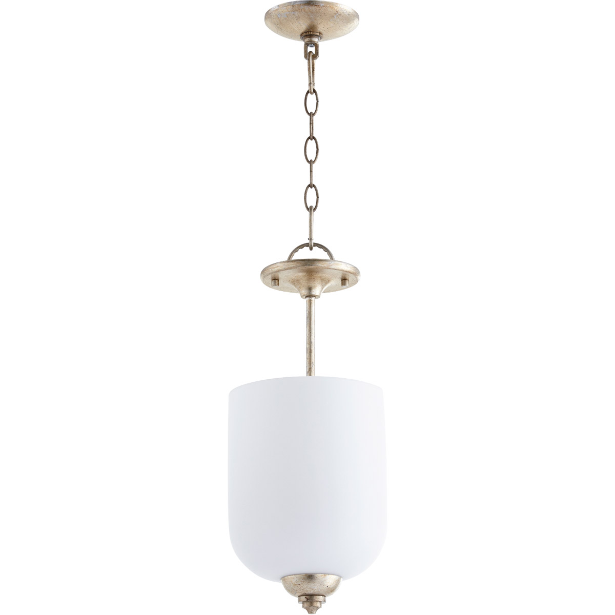 Richmond 3 Light 8 inch Aged Silver Leaf Dual Mount Ceiling Light