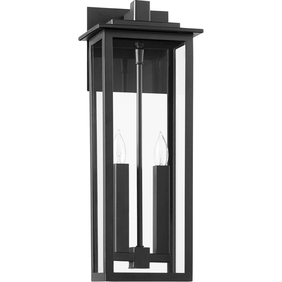 Westerly 2 Light 19.5 inch Noir Outdoor Wall Mount