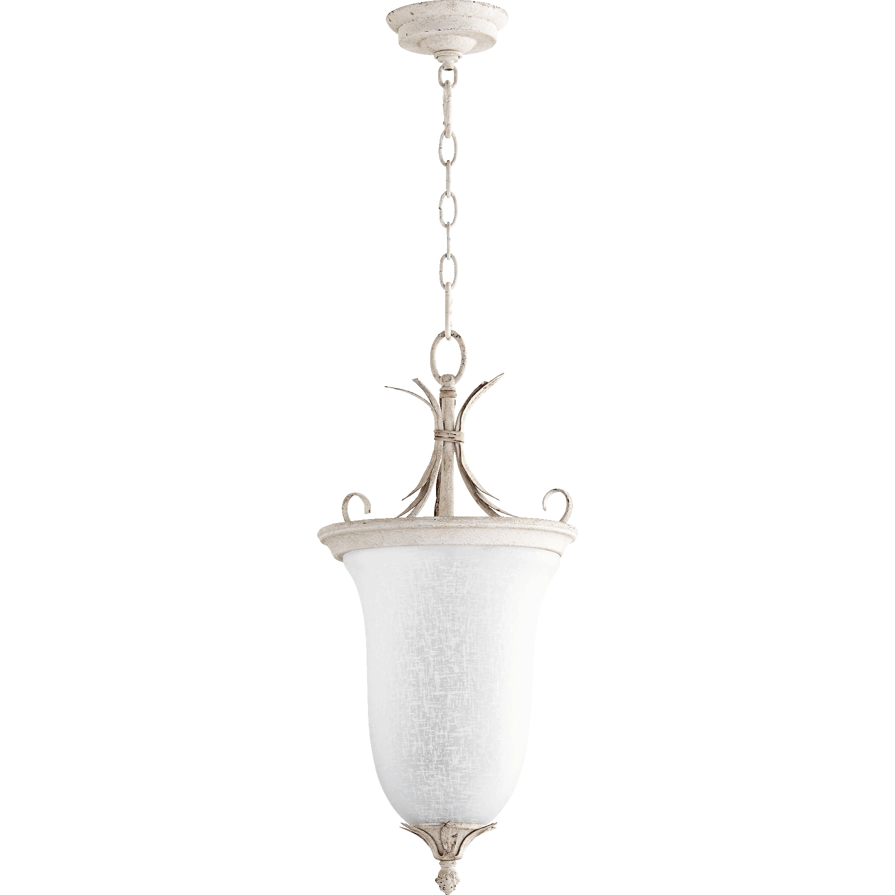 Flora 2 Light 10.5 inch Persian White Entry Pendant Ceiling Light