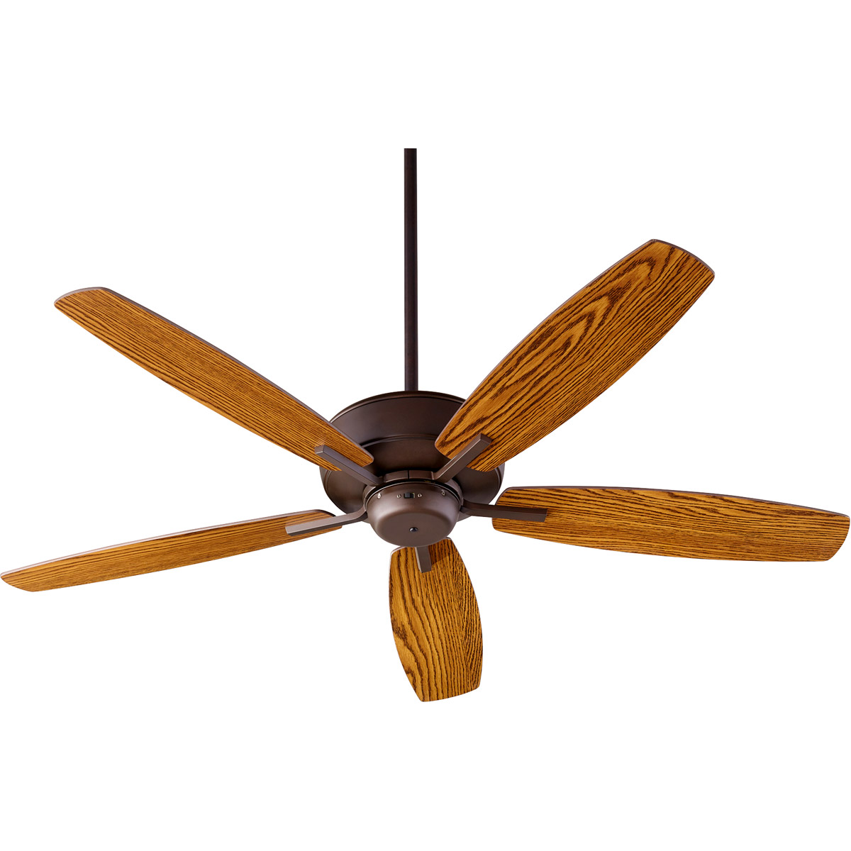 Quorum 7052-86 Breeze 52 inch Oiled Bronze with Dark Oak/Walnut