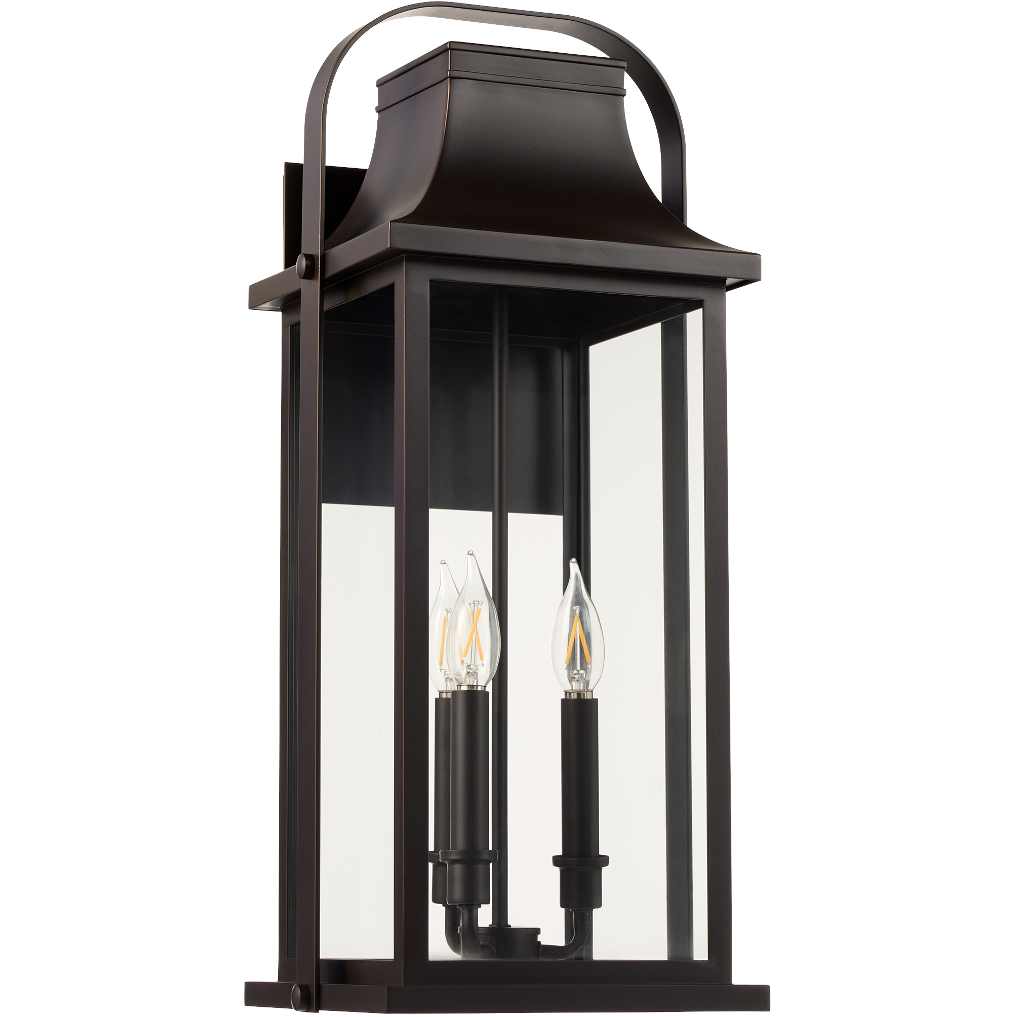 Downey 23.25 inch Bronze Outdoor Wall Lantern