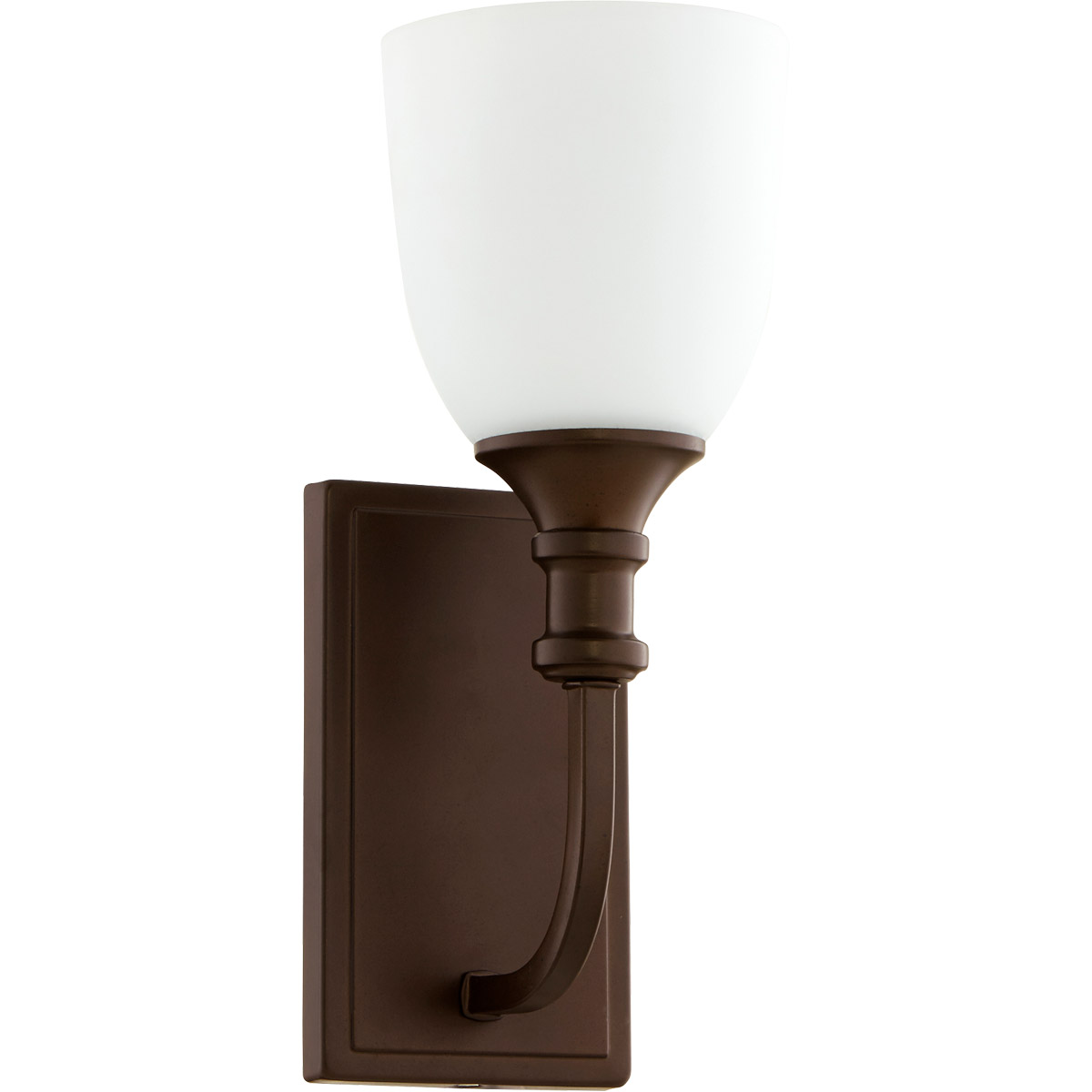 Richmond 1 Light 5.25 inch Oiled Bronze Wall Sconce Wall Light in Satin Opal