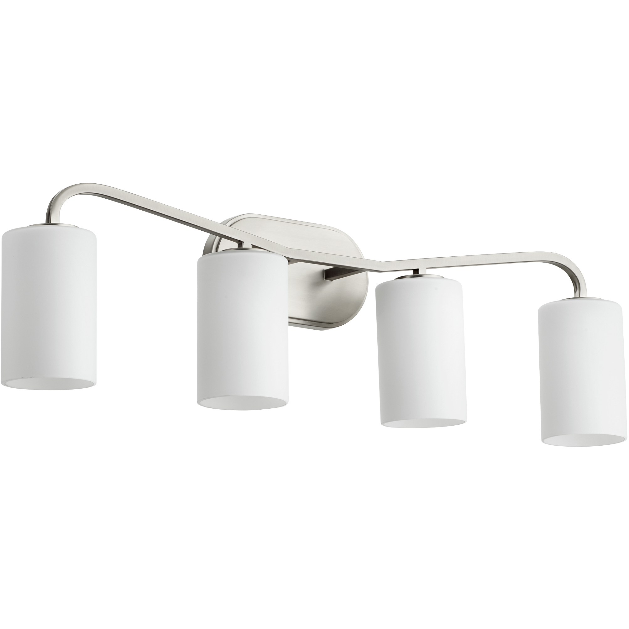 Rutherford 4 Light 31.5 inch Satin Nickel Vanity Light Wall Light