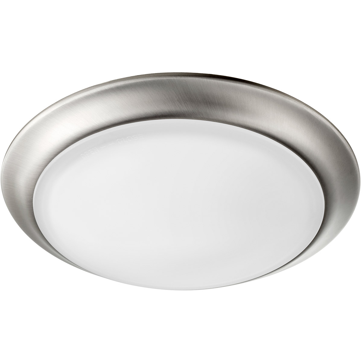 Qrm Led Energy Saving LED 9.5 inch Satin Nickel Flush Mount Ceiling Light