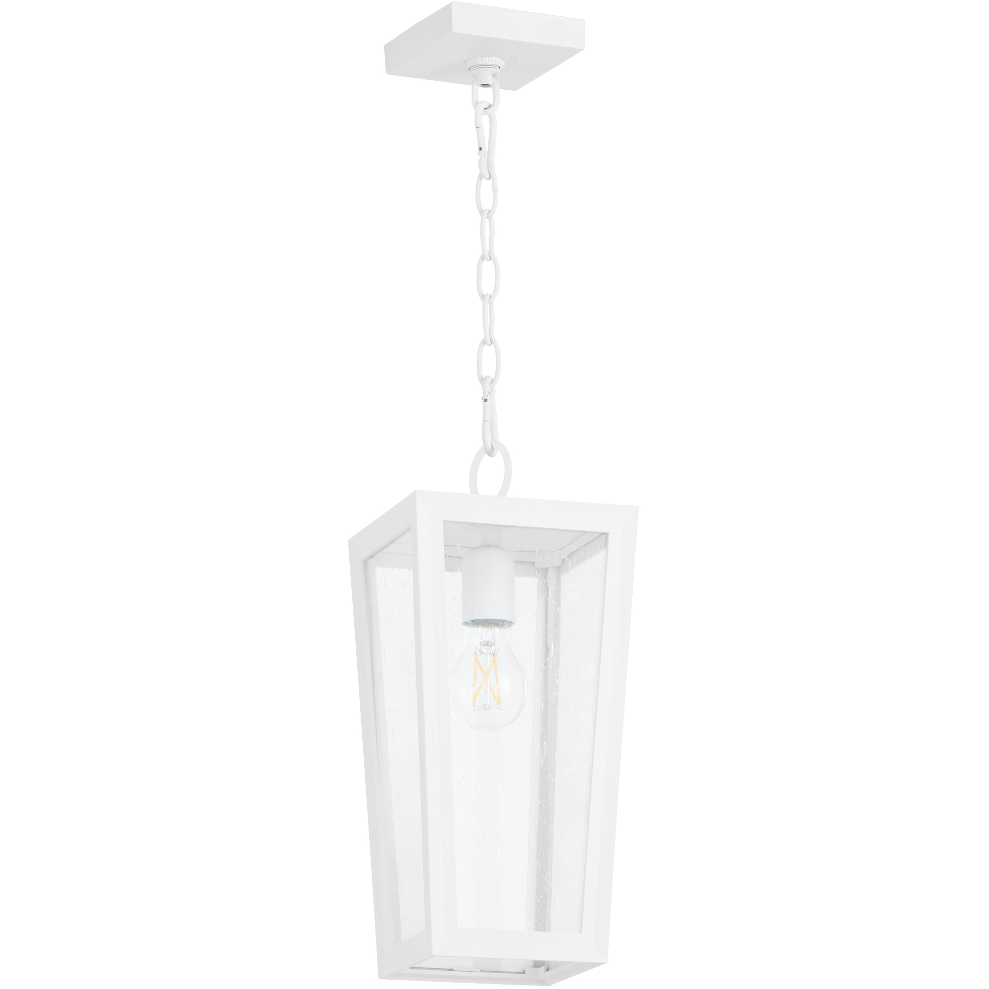 Bravo 1 Light 6.5 inch White Pendant Ceiling Light