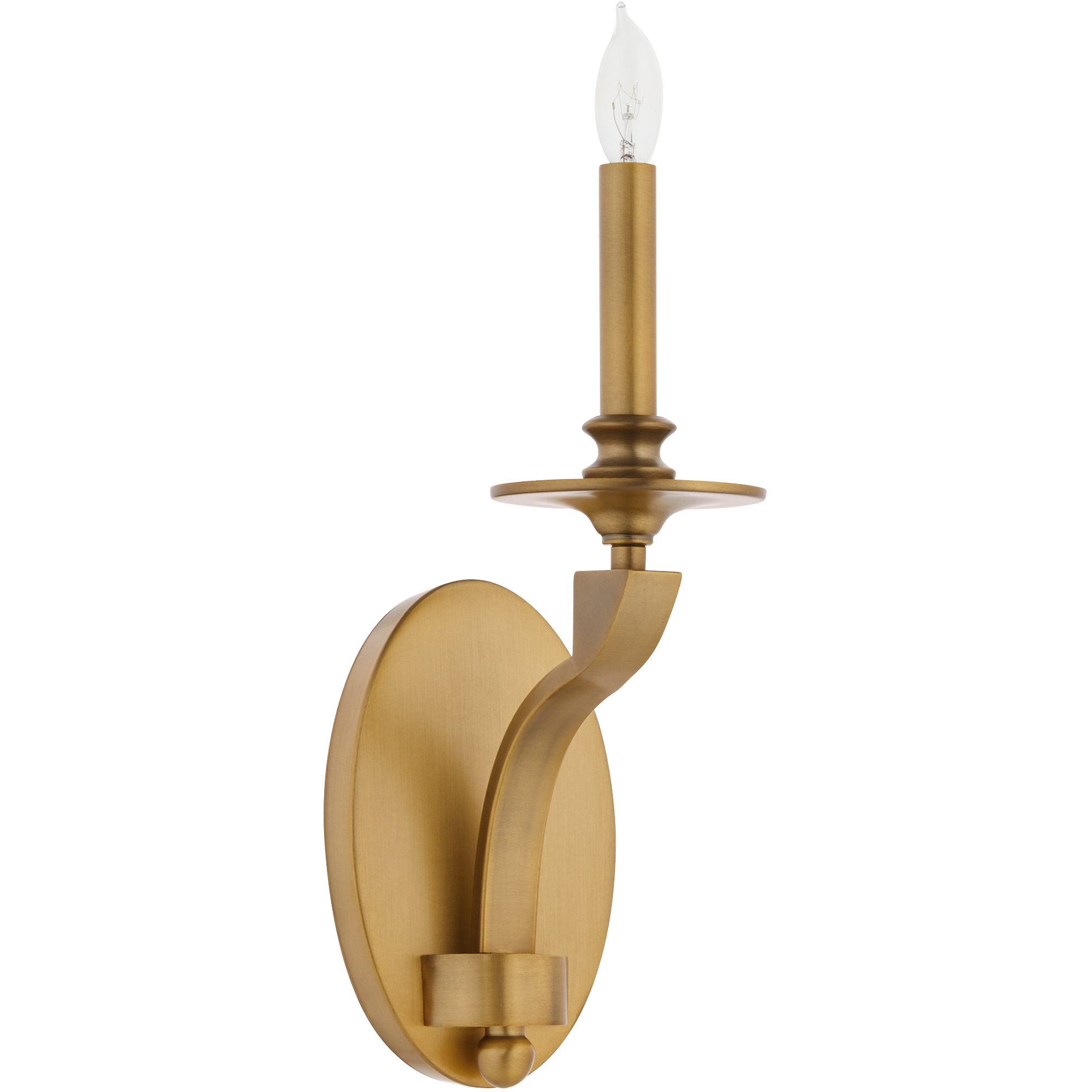 Chantelle 1 Light 4.75 inch Brushed Brass Sconce Wall Light